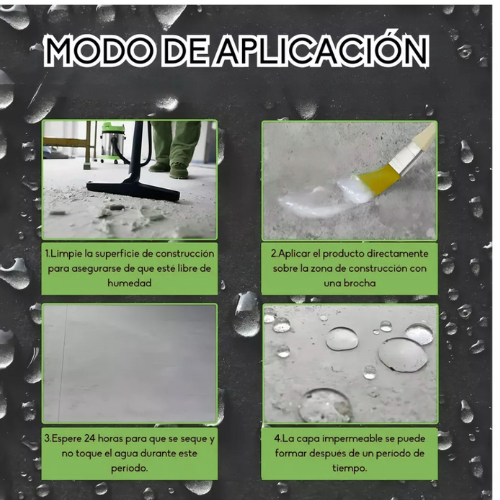 Sellador  Impermeable Líquido 2x1